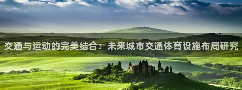 意昂5(KGAME)体育开户：交通与运动的完美结合：未来城市 
