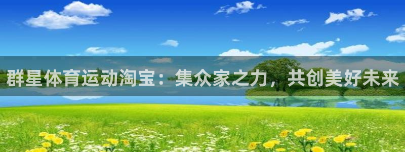 球速体育：群星体育运动淘宝：集众家之力，共创美好未来