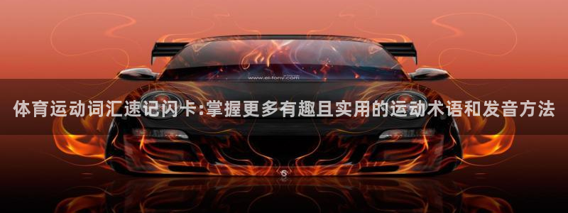 球速体育：体育运动词汇速记闪卡:掌握更多有趣且实用的运动术语和发音方法